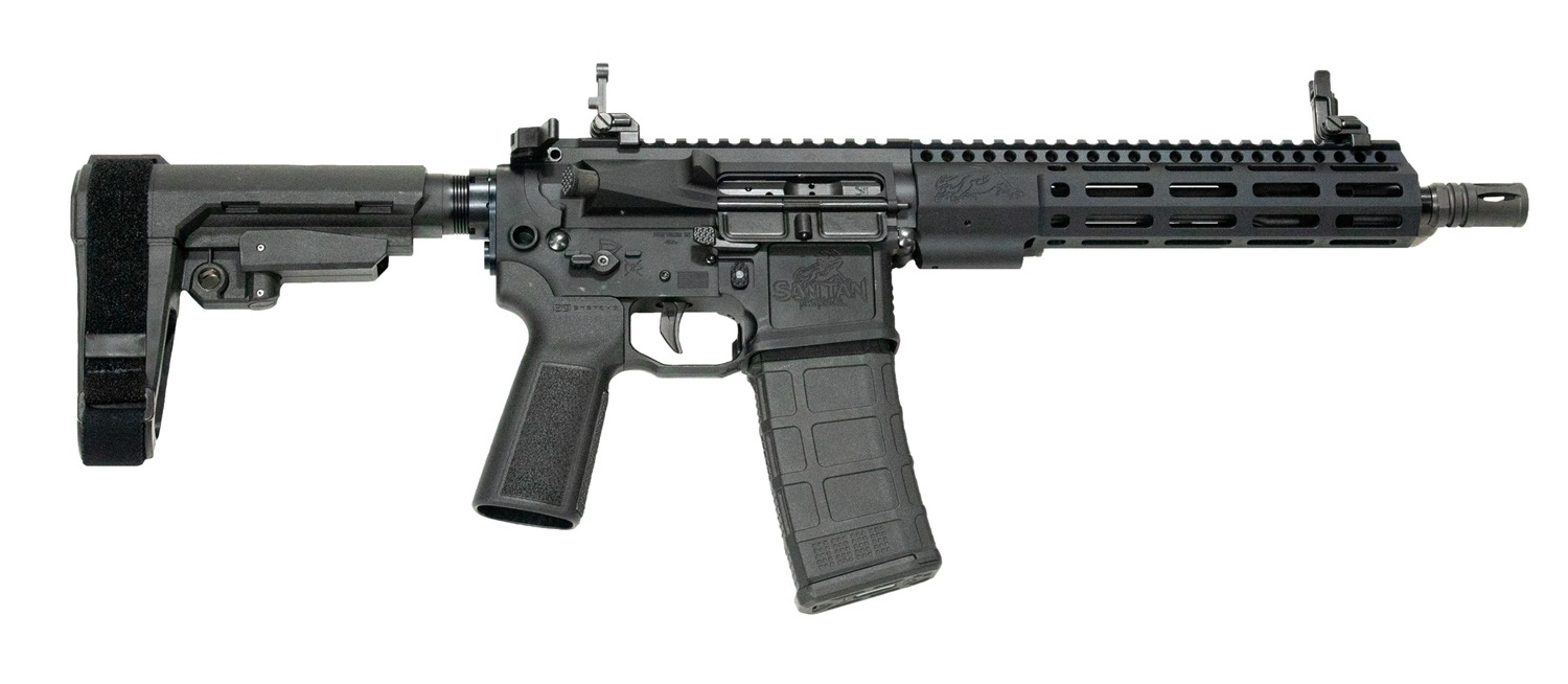 San Tan Tactical STT-F-PSP-10 Defender 5.56 NATO 10.50" Black Polymer SB Tactical SBA3 Brace 3 San Tan Tactical STT-F-PSP-10 Defender 5.56 NATO 10.50" Black Polymer SB Tactical SBA3 Brace