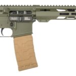 Patriot Ordnance Factory 02549 P-15 Base SMU 300 Blackout 30+1 13.75" Black Nitride Match Grade Barrel, Olive Drab Cerakote Aluminum Receiver w/Picatinny Rail, M-LOK Handguard, Amend2 Adjustable OD Gr 2 197272