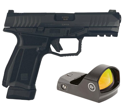 AREX DELTA M OR 9MM 1X15RD 1X17RD AMBI MAG AND SLIDE RELEASE 5X OPTICS PLATES BLACK WITH CRIMSON TRACE RED DOT 3 AREX DELTA M OR 9MM 1X15RD 1X17RD AMBI MAG AND SLIDE RELEASE 5X OPTICS PLATES BLACK WITH CRIMSON TRACE RED DOT