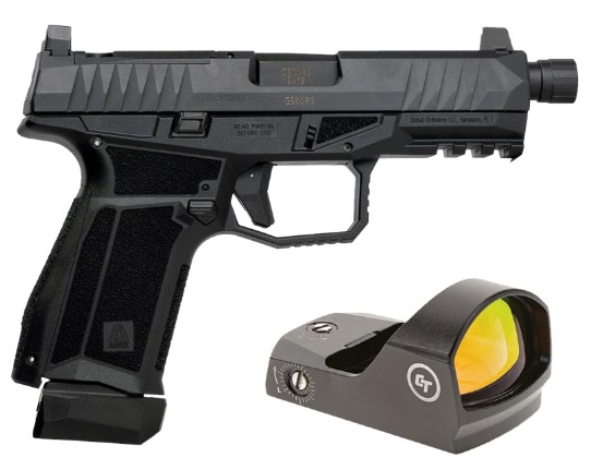 AREX DELTA X TACTICAL 9MM 1X17RD 1X19RD SUPPRESSOR HEIGHT SIGHTS 5X OPTICS PLATES BLACK WITH CRIMSON TRACE RED DOT 3 AREX DELTA X TACTICAL 9MM 1X17RD 1X19RD SUPPRESSOR HEIGHT SIGHTS 5X OPTICS PLATES BLACK WITH CRIMSON TRACE RED DOT