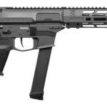 CMMG 99A6832-TNG Zeroed Banshee MkGs 9mm Luger 33+1 6.50" Black Nitride Threaded Barrel, Tungsten Cerakote Aluminum Receiver w/Picatinny Rail, M-LOK Handguard, Black Polymer CMMG RipBrace, CMMG Zeroed 1 198246