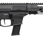 CMMG 45AEA70-AB Zeroed Banshee MkG 45 ACP 13+1 6.50" Black Nitride Threaded Barrel, Black Armor Cerakote Aluminum Receiver w/Picatinny Rail, M-LOK Handguard, Black Polymer CMMG RipBrace, CMMG Zeroed G 1 198248