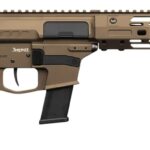 CMMG 45AEA70-MB Zeroed Banshee MkG 45 ACP 13+1 6.50" Black Nitride Threaded Barrel, Midnight Bronze Cerakote Aluminum Receiver w/Picatinny Rail, M-LOK Handguard, Black Polymer CMMG RipBrace, CMMG Zero 1 198250