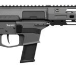 CMMG 45AEA70-TNG MkG 45 ACP 13+1 6.50" Black Nitride Threaded Barrel. Tungsten Cerakote Aluminum Receiver w/Picatinny Rail, M-LOK Handguard, Black Polymer CMMG RipBrace, CMMG Zeroed Grip, Ambidextrous 2 198252