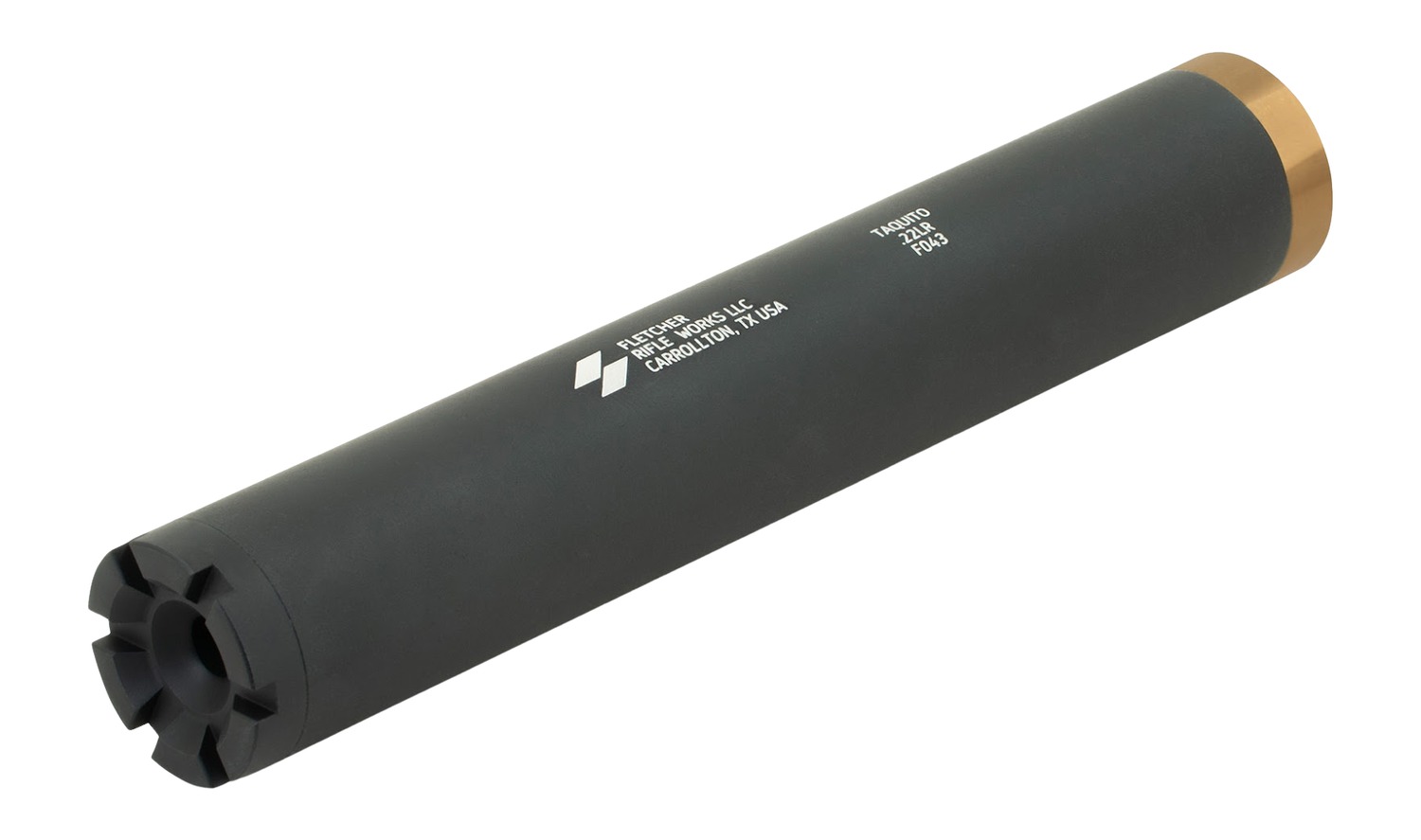 Fletcher Rifle Works TAQUITOBLK Taquito 22LR 1" Black Stainless Steel/Aluminum 1/2"x28 3 Fletcher Rifle Works TAQUITOBLK Taquito 22LR 1" Black Stainless Steel/Aluminum 1/2"x28