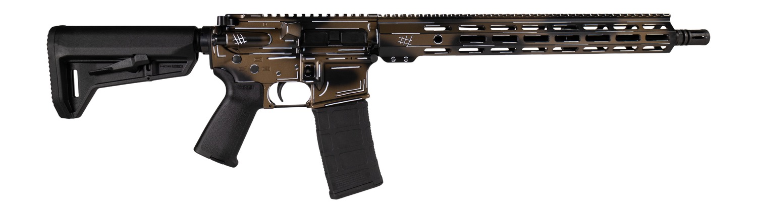 Shark Coast Tactical SCC101969ABRZ Anime-15 5.56 NATO 30+1 16" Black Nitride Threaded Barrel, Bronze Cerakote Aluminum Receiver w/Picatinny Rail, M-LOK Handguard, Magpul Collapsible Black Polymer Sto 3 Shark Coast Tactical SCC101969ABRZ Anime-15 5.56 NATO 30+1 16" Black Nitride Threaded Barrel, Bronze Cerakote Aluminum Receiver w/Picatinny Rail, M-LOK Handguard, Magpul Collapsible Black Polymer Sto