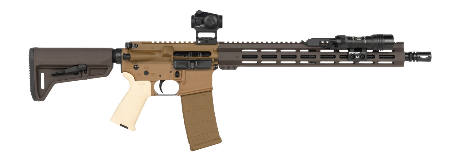 Shark Coast Tactical SCC06995KRAKEN Kraken Bundle 5.56 NATO 30+1 16" Black Nitride Threaded Barrel, Aluminum Receiver w/Picatinny Rail, M-LOK Handguard, Magpul Collapsible Polymer Stock, Magpul MOE Gr 3 Shark Coast Tactical SCC06995KRAKEN Kraken Bundle 5.56 NATO 30+1 16" Black Nitride Threaded Barrel, Aluminum Receiver w/Picatinny Rail, M-LOK Handguard, Magpul Collapsible Polymer Stock, Magpul MOE Gr