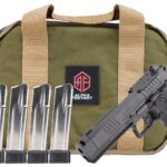 Alpha Foxtrot AA39X1CIG-XDBK20-PROM AF1911 Romulus Promo 9mm Luger 20+1 4.25" Black Bull Ramped Compensated Barrel, Polished DLC Stainless Steel Optic Ready/Serrated Slide & Frame w/Beavertail & Picat 2 198960