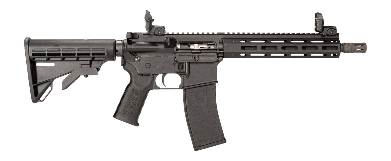 Tippmann Arms A101174 M4-22 Elite SBR 22 LR 25+1 11" Black Parkerized Threaded Barrel, Matte Black Aluminum Receiver w/Picatinny Rail, M-LOK Handguard, Adjustable Black Polymer Stock, Black Gen2 Grip 3 Tippmann Arms A101174 M4-22 Elite SBR 22 LR 25+1 11" Black Parkerized Threaded Barrel, Matte Black Aluminum Receiver w/Picatinny Rail, M-LOK Handguard, Adjustable Black Polymer Stock, Black Gen2 Grip