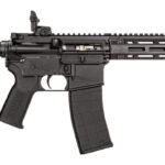 Tippmann Arms A101151 M4-22 Pro SBR 22 LR 25+1 11" Black Parkerized Threaded Barrel, Matte Black Aluminum Receiver w/Picatinny Rail, M-LOK Handguard, Black Adjustable Polymer Stock, Black Gen2 Grip 2 199089