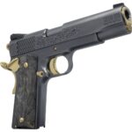 Dickinson LLC DKSN45TBP Adam 1911 Titan Full Size 45 ACP 8+1 5" Black Barrel, Steel B Serrations Slide, Steel Frame w/Beavertail 1 200596