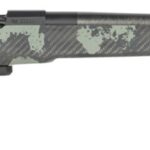Fierce Firearms RIVSCX22CM18BF Carbon Rival XP 2.0 22 Creedmoor 3+1 18" Carbon Fiber Match Grade Barrel, Black Cerakote Stainless Steel Drilled & Tapped Receiver, Forest Camo Push Button Adj Cheek Pie 2 200841