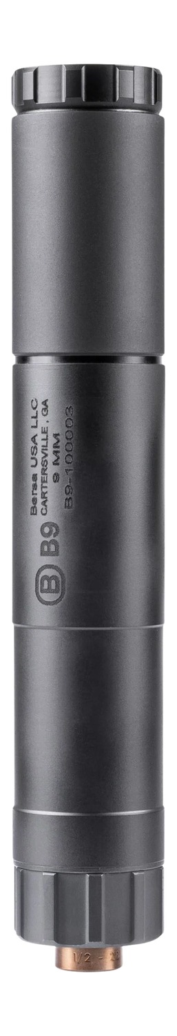 BERSA BS-10002-F SUPPRESSOR B9 9MM 1/2X28 3 BERSA BS-10002-F SUPPRESSOR B9 9MM 1/2X28