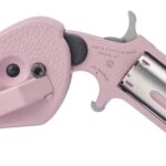 North American Arms 22MS-RC-HG Rose 22 LR 5rd Shot 1.13" Pink Champagne Cerakote Stainless Steel Barrel & Frame, Stainless Cylinder, Folding Holster Grip, Safety Notch, Exposed Hammer 2 201830