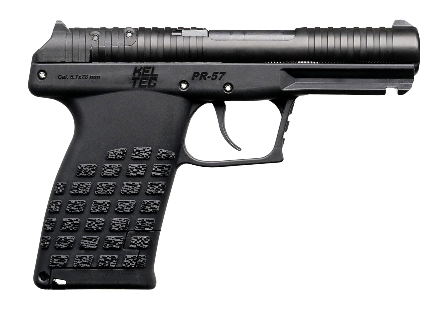 Kel-Tec PR57BLK10 PR-5.7 Compact 5.7x28mm 10+1 4.64" Stainless Rotary Barrel, Black Oxide Steel Optic Ready/Serrated Slide, Black Polymer Frame w/Accessory Rail, Textured Grip 3 Kel-Tec PR57BLK10 PR-5.7 Compact 5.7x28mm 10+1 4.64" Stainless Rotary Barrel, Black Oxide Steel Optic Ready/Serrated Slide, Black Polymer Frame w/Accessory Rail, Textured Grip