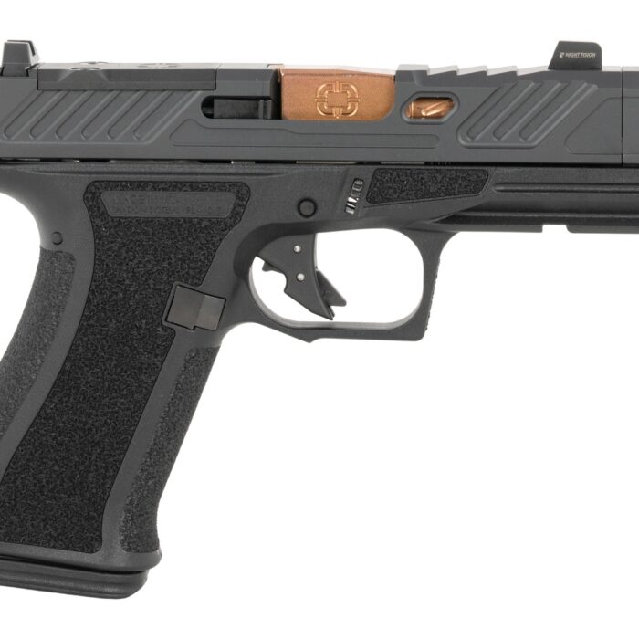 Shadow Systems SS-5211-B CR920XP Elite Sub-Compact Frame 9mm Luger 15+1 3.65" Compensated/Match Grade Spiral Bronze TICN Barrel, Black Nitride Optic Cut/Serrated/Window Cut Slide, Black Polymer Frame
