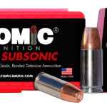 Atomic Ammunition 00438 Pistol Subsonic 9mmLuger 147gr Bonded Match Hollow Point 50 Per Box/10 Case 1 26138