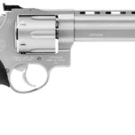 Taurus 2-440069 44 Large 44 Rem Mag 6 Shot 6.50" Matte Stainless Ported Barrel, Cylinder & Frame, Black Finger Grooved Rubber Grip, Transfer Bar Safety, Exposed Hammer 1 31507