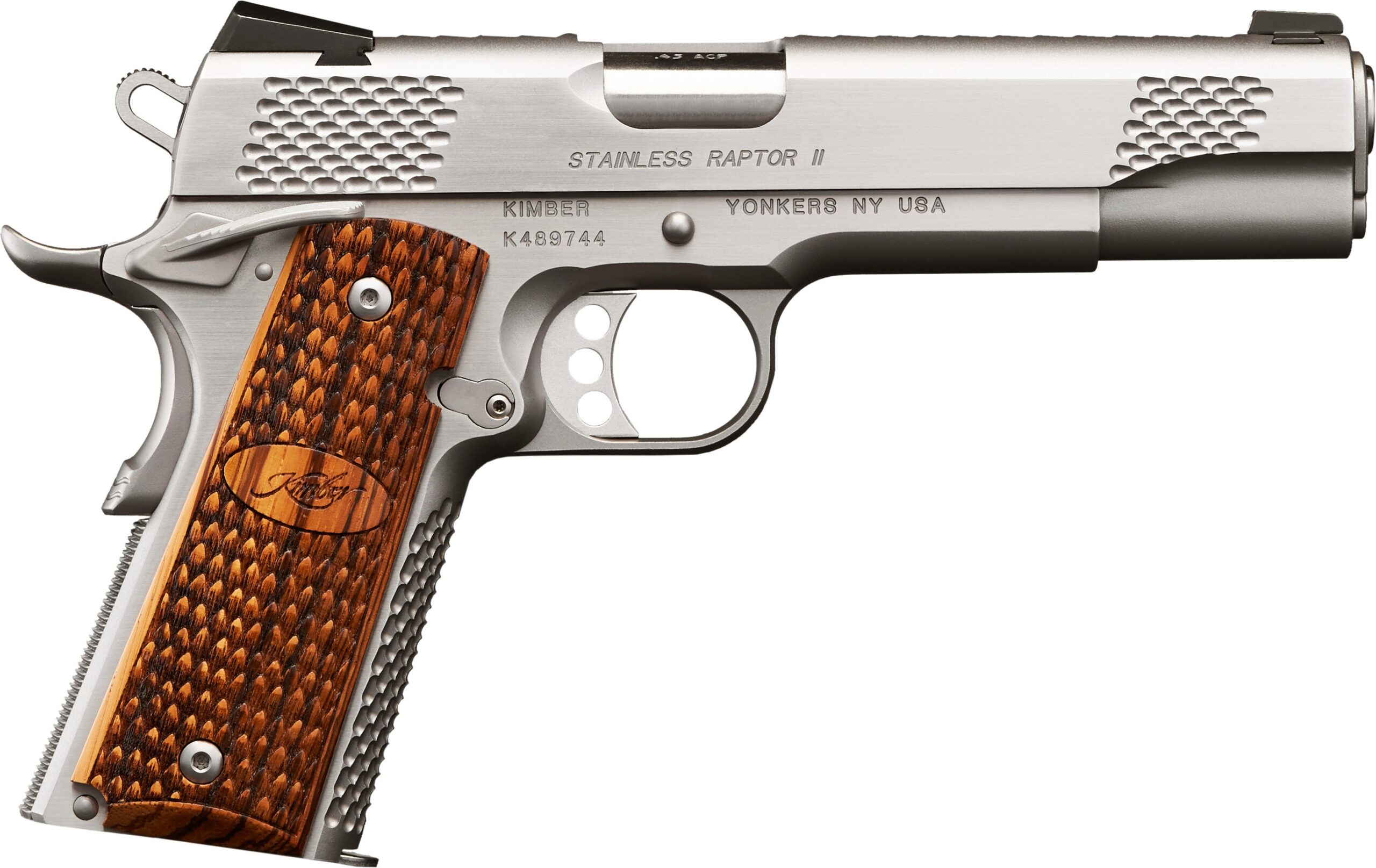 KIMBER STAINLESS RAPTOR II 45ACP 3 KIMBER STAINLESS RAPTOR II 45ACP