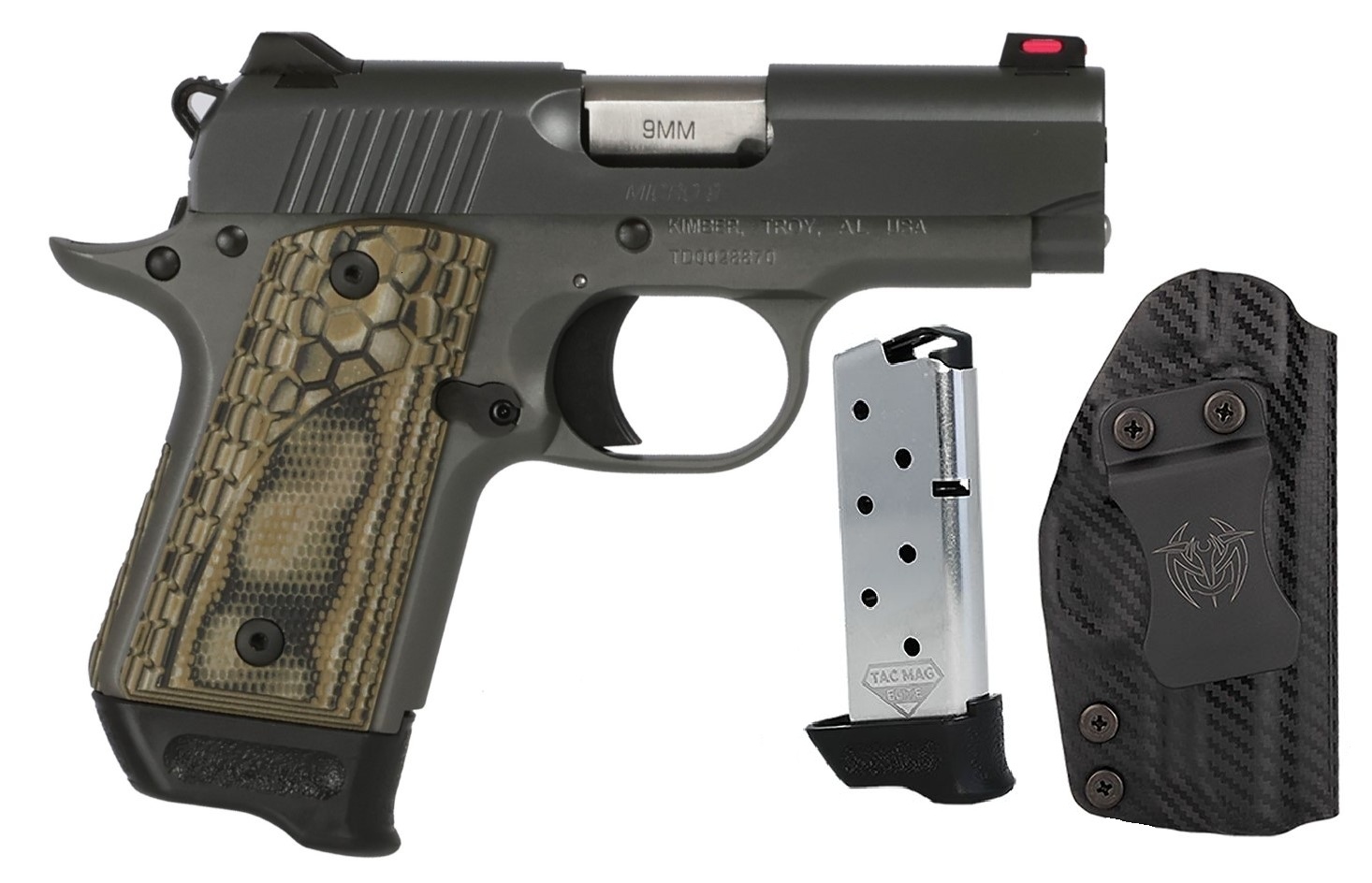 KIMBER MICRO 9MM BLK/KHX RTC BUNDLE 3 KIMBER MICRO 9MM BLK/KHX RTC BUNDLE