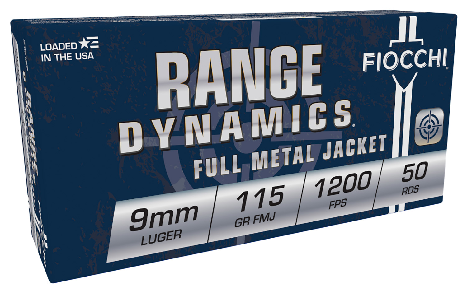Fiocchi 9AP Range Dynamics 9mmLuger 115gr Full Metal Jacket 50 Per Box/20 Case 3 Fiocchi 9AP Range Dynamics 9mmLuger 115gr Full Metal Jacket 50 Per Box/20 Case