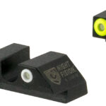 Night Fision GLK003007YGW Tritium Night Sights For Glock Green Tritium Yellow Outline Front Sight- Green Tritium White Outline Rear Sight Glock 42/43/43X 2 41704