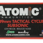 Atomic Ammunition 00474 Rifle Subsonic 7.62x39mm 220gr Hollow Point Boat Tail 50 Per Box/10 Case 2 50449