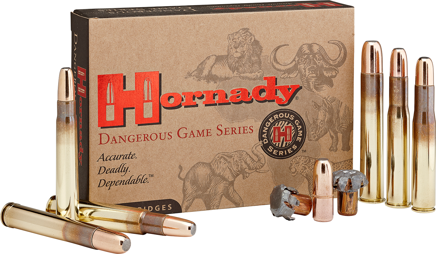 Hornady 8257 Dangerous Game  450NitroExpress 500gr DGX Bonded 20 Per Box/6 Case