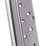 Mec-Gar MGCGOV9LN 1911 Government 9rd 9mm Luger, Nickel Carbon Steel 1 57077