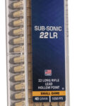 CCI 0056 Subsonic Small Game 22LR 40gr Lead Hollow Point 100 Per Box/50 Case 1 62144