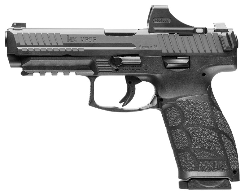 H&K VP9A1 F FULLSIZE OE HOLOSUN SCS 9MM 4.5IN BARREL 17RD & 20RD 3 H&K VP9A1 F FULLSIZE OE HOLOSUN SCS 9MM 4.5IN BARREL 17RD & 20RD