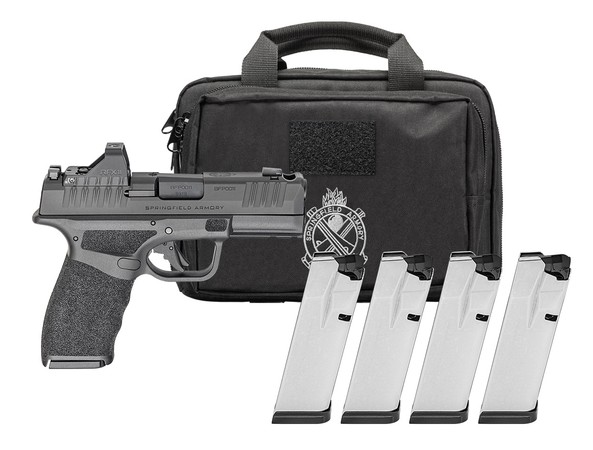 SPRINGFIELD ARMORY HELLCAT PRO COMP OSP 9MM 3.8IN BARREL 10RD BLACK U-DOT 4MAGS CA HCP9379BOSPCACOMPPAC