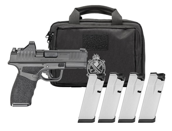 SPRINGFIELD ARMORY HELLCAT PRO OSP 9MM 3.8IN BARREL 15RD BLACK U-DOT 4MAGS HCP9379BOSP-15-PAC 3 SPRINGFIELD ARMORY HELLCAT PRO OSP 9MM 3.8IN BARREL 15RD BLACK U-DOT 4MAGS HCP9379BOSP-15-PAC