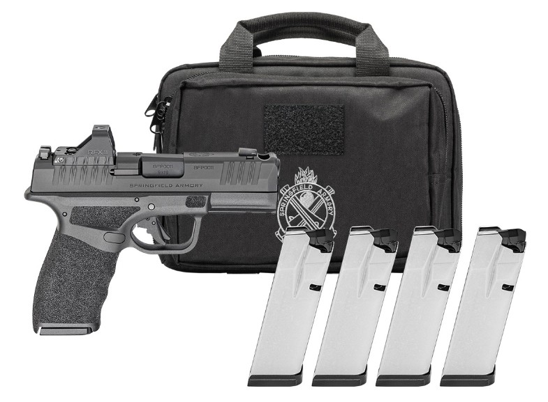 SPRINGFIELD ARMORY HELLCAT PRO COMP OSP 9MM 3.8IN BARREL 17RD BLACK U-DOT 4MAGS HCP9379BOSP-COMP-PAC 3 SPRINGFIELD ARMORY HELLCAT PRO COMP OSP 9MM 3.8IN BARREL 17RD BLACK U-DOT 4MAGS HCP9379BOSP-COMP-PAC