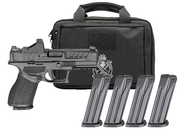 SPRINGFIELD ARMORY ECHELON COMPACT FRAME 9MM 4IN BARREL 18RD BLACK U-DOT 4MAGS EC9409B-PAC 3 SPRINGFIELD ARMORY ECHELON COMPACT FRAME 9MM 4IN BARREL 18RD BLACK U-DOT 4MAGS EC9409B-PAC