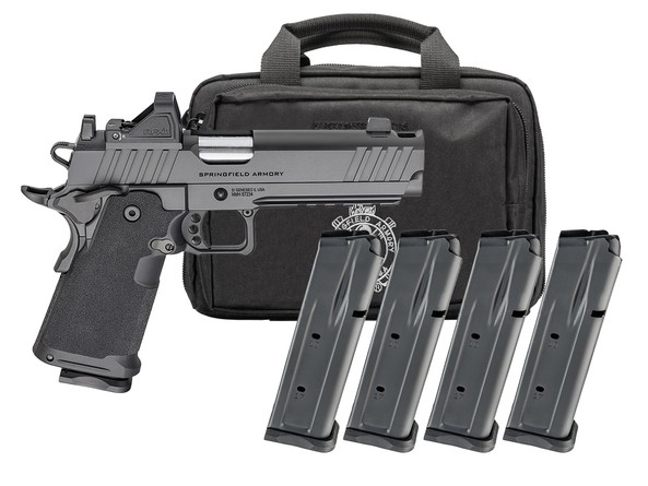SPRINGFIELD ARMORY 1911 DS PRODIGY AOS COMP 9MM 5IN BARREL 10RD BLACK U-NOTCH W/TRITIUM LC 4MAGS PH9119AOSLC-COMP-PAC 3 SPRINGFIELD ARMORY 1911 DS PRODIGY AOS COMP 9MM 5IN BARREL 10RD BLACK U-NOTCH W/TRITIUM LC 4MAGS PH9119AOSLC-COMP-PAC