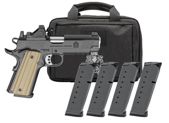 SPRINGFIELD ARMORY 1911 OPERATOR AOS 9MM 4.25IN BARREL 9RD BLACK U-NOTCH W/TRITIUM 4MAGS PO9227AOS-PAC 3 SPRINGFIELD ARMORY 1911 OPERATOR AOS 9MM 4.25IN BARREL 9RD BLACK U-NOTCH W/TRITIUM 4MAGS PO9227AOS-PAC
