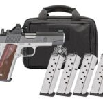 SPRINGFIELD ARMORY 1911 RONIN AOS 45ACP 4.25IN BARREL 8RD BLUE/SS U-NOTCH W/FIBER OPTIC 4MAGS PX9118LAOS-PAC 1 706397999971