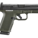 RUGER RXM 9MM 4IN BARREL 15RD OD GREEN MAGPUL GRIP TRITIUM FRONT SIGHT TWO GL9 PMAGS 19427 2 736676194278