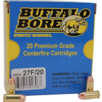 Buffalo Bore Ammunition 27F20 Standard Pressure Strictly Business 380ACP 95gr Full Metal Jacket Flat Nose 20 Per Box/12 Case 1 80750