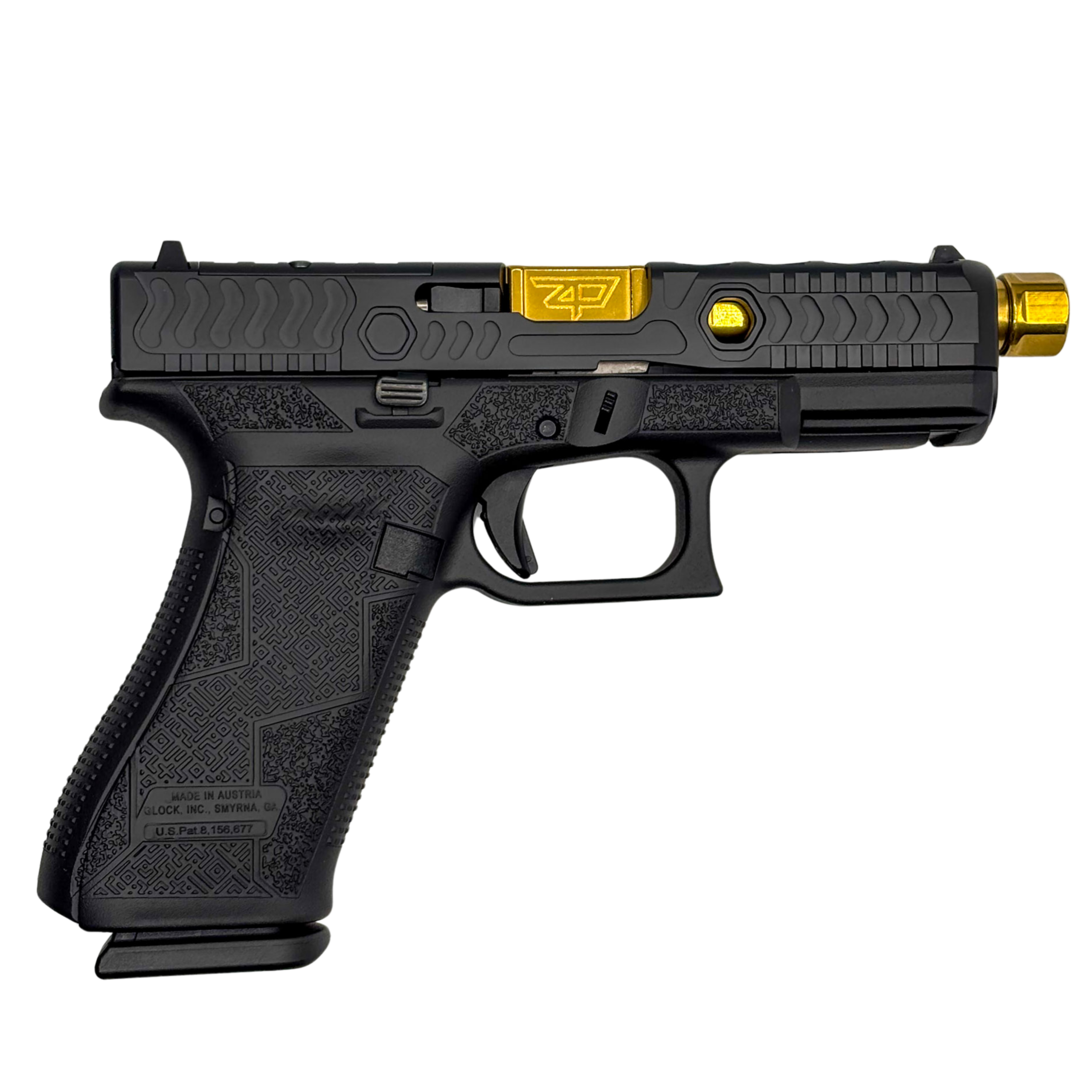 GLOCK 45V C4 KAVORKA 9MM GOLD THREADED BARREL 17RD OR PV4550203KVBLK CAMFOUR EXCLUSIVE 3 GLOCK 45V C4 KAVORKA 9MM GOLD THREADED BARREL 17RD OR PV4550203KVBLK CAMFOUR EXCLUSIVE