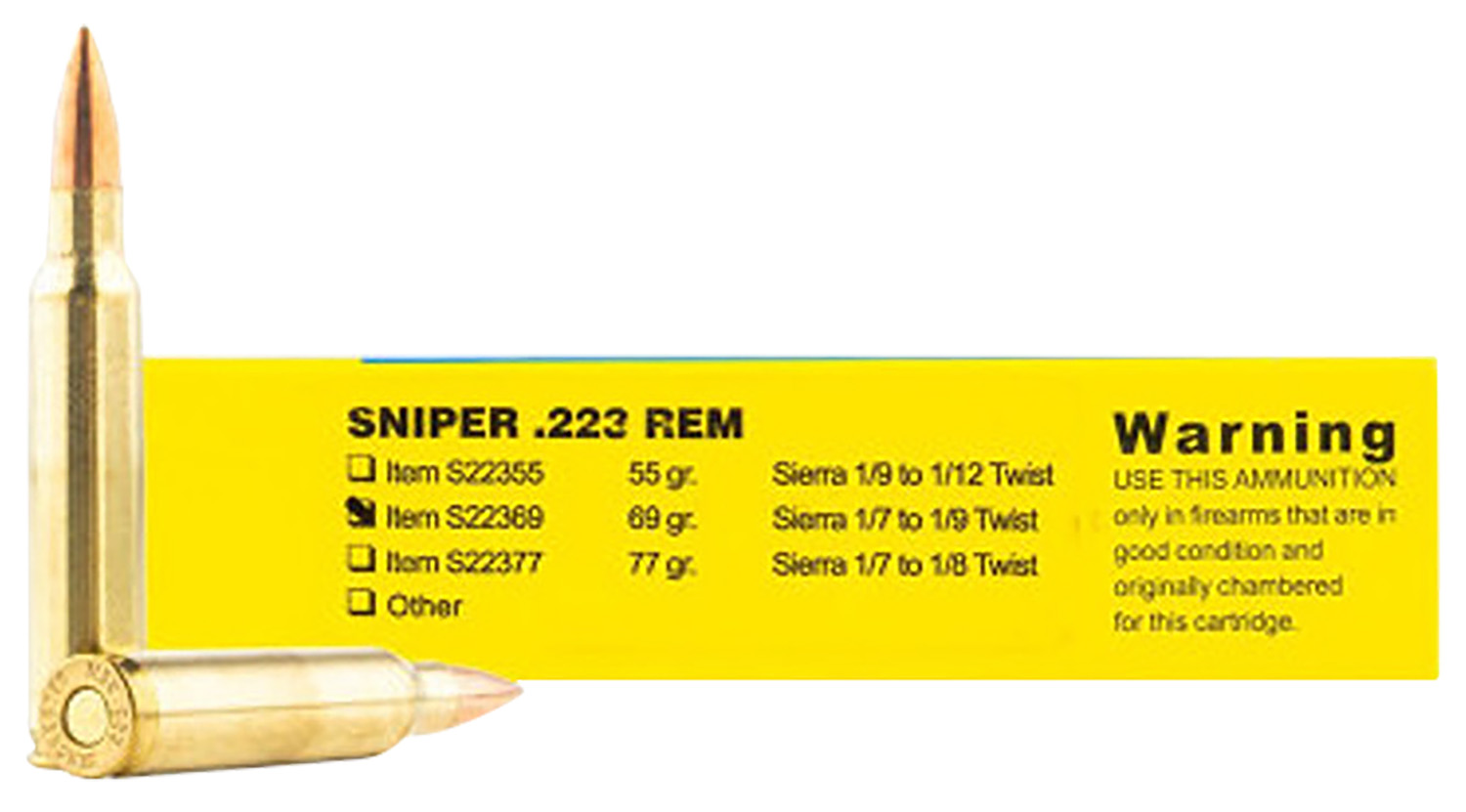 Buffalo Bore Ammunition S2236920 Sniper Strictly Business 223Rem 69gr Hollow Point Boat Tail 20 Per Box/12 Case 3 Buffalo Bore Ammunition S2236920 Sniper Strictly Business 223Rem 69gr Hollow Point Boat Tail 20 Per Box/12 Case