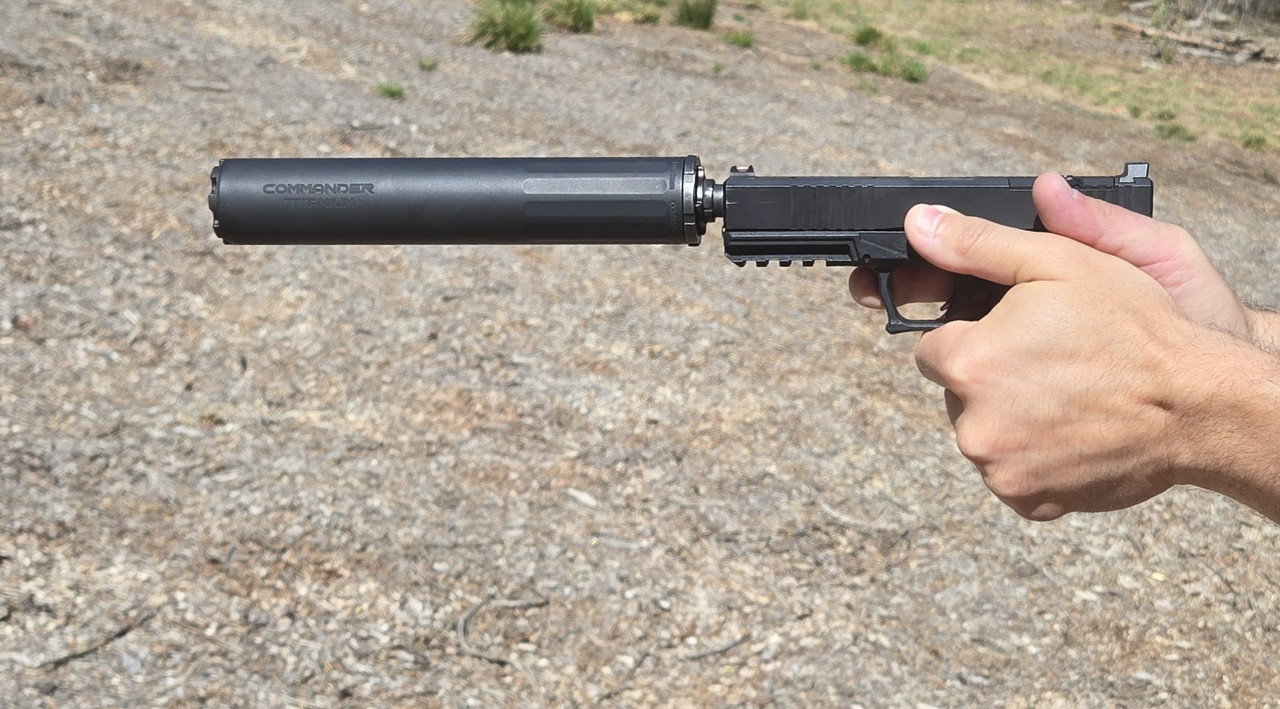 BOSS COMMANDER 9 - 1/2X28 9MM FULL LENGTH HIGH FLOW SILENCER TITANIUM CORE TUNED FOR SUBSONIC LOADS CM-1580-9MM-TI-12-SE-BLK 3 BOSS COMMANDER 9 - 1/2X28 9MM FULL LENGTH HIGH FLOW SILENCER TITANIUM CORE TUNED FOR SUBSONIC LOADS CM-1580-9MM-TI-12-SE-BLK
