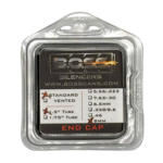 BOSS 9MM END CAP FOR 1.5IN BOSS SILENCER MODELS ONLY STAINLESS END CAP STANDARD BLACK EC-150-9MM-SS-SE-BLK 1 850059153413