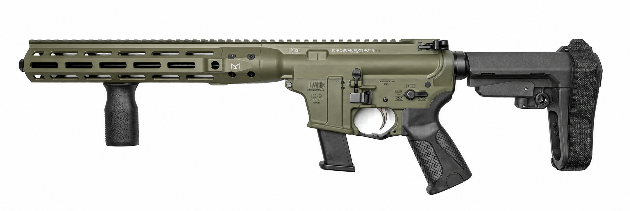 LWRC IC-9 OSCAR FOXTROT 9MM 8.5IN BARREL 10RD ODG ICO9ODG13 3 LWRC IC-9 OSCAR FOXTROT 9MM 8.5IN BARREL 10RD ODG ICO9ODG13