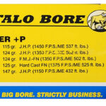 Buffalo Bore Ammunition 33E20 Personal Defense Strictly Business 38Super +P 147gr Jacket Hollow Point 20 Per Box/12 Case 1 86244