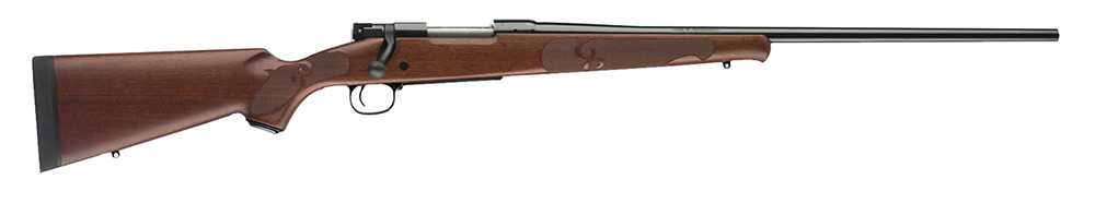 Winchester Guns 535200210 Model 70 Featherweight 22-250 Rem 5+1 Cap 22" Brushed Polish Blued Rec/Barrel Satin Walnut Fixed with Feather Checkering Stock Right Hand with MOA Trigger System (Full Size)