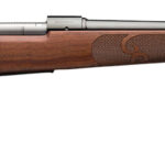 Winchester Guns 535200226 Model 70 Featherweight 270 Win 5+1 Cap 22" Brushed Polish Blued Rec/Barrel Satin Walnut Fixed with Feather Checkering Stock Right Hand with MOA Trigger System (Full Size) 1 90609
