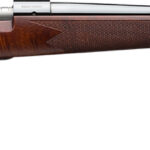 Winchester Repeating Arms 535203212 Model 70 Super Grade 243 Win Caliber with 5+1 Capacity, 22" Barrel, High Polished Blued Metal Finish & Satin Fancy Walnut Stock Right Hand (Full Size) 1 93748