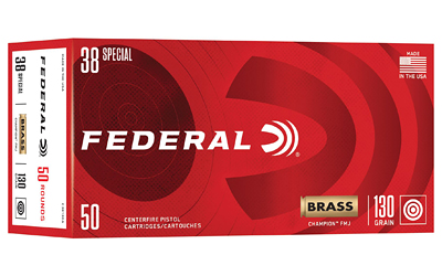 FED CHAMP 38SPL 130GR FMJ 50/1000 3 FED CHAMP 38SPL 130GR FMJ 50/1000